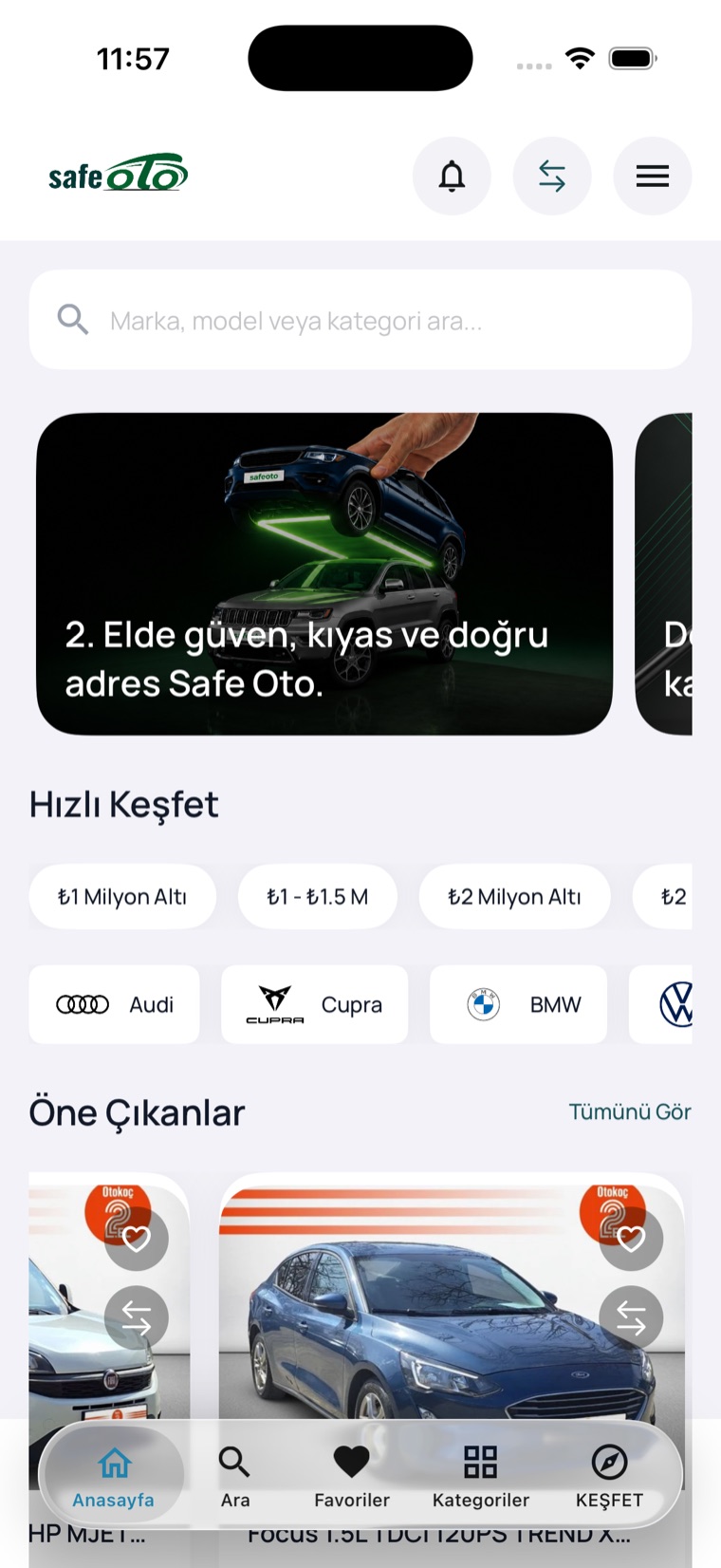 Tüm ilanlar tek platformda